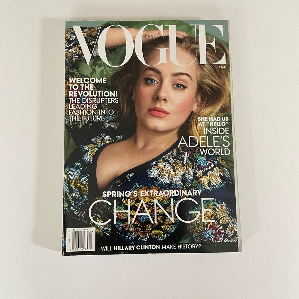 Vogue Magazine Adele March 2016